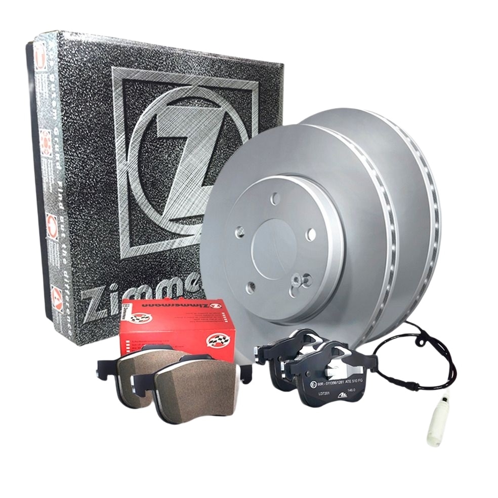 ZIMMERMANN BREMSEN BREMSSCHEIBEN BREMSBELÄGE VORNE SEAT IBIZA IV 6L1