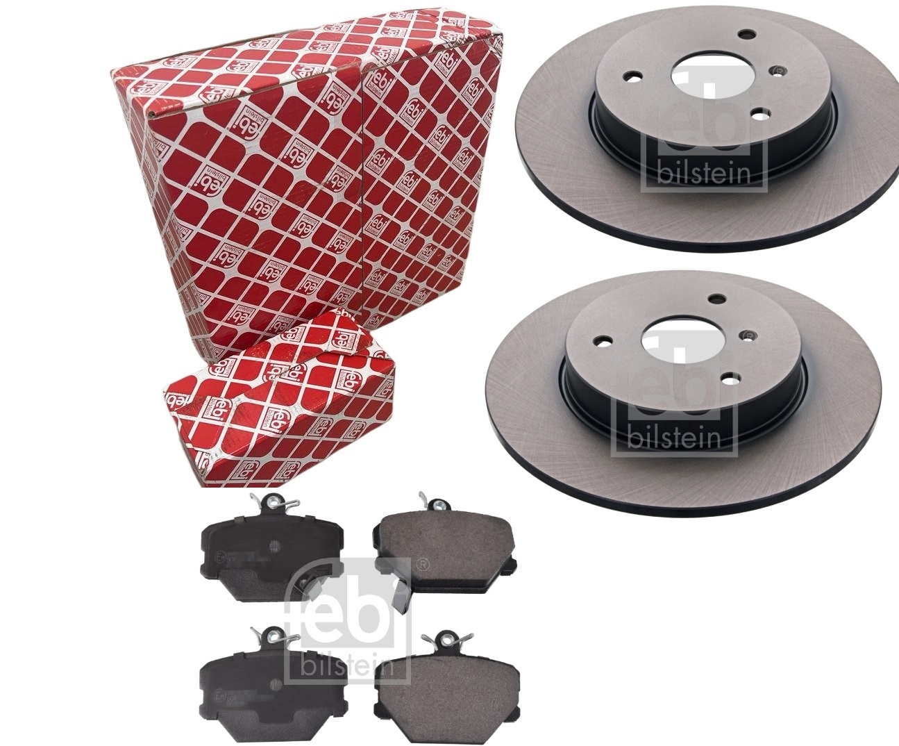  febi BREMSSCHEIBEN + BREMSBELÄGE VORNE für alle SMART I 450 II 451 FORTWO 98-14