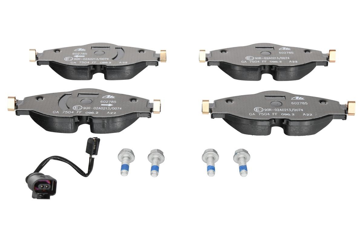 ATE Bremsscheiben Beläge Bremsen Bremsenset vorne hinten für VW Touran 5T1 