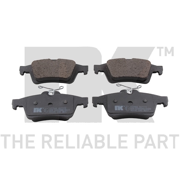 NK Bremsscheiben + Beläge hinten für OPEL Vectra C Signum + für SAAB 9-3