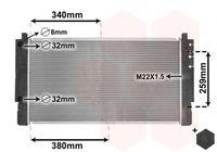 Van Wezel 58002149 Kühler Motorkühlung für VW