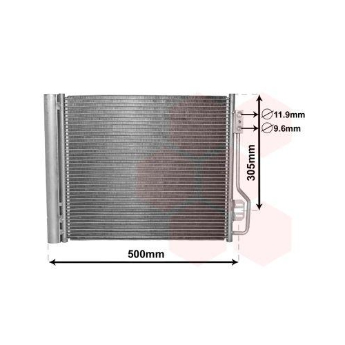 Van Wezel 29005013 Kondensator Klimaanlage für Mercedes Benz Mercedes Benz Smart