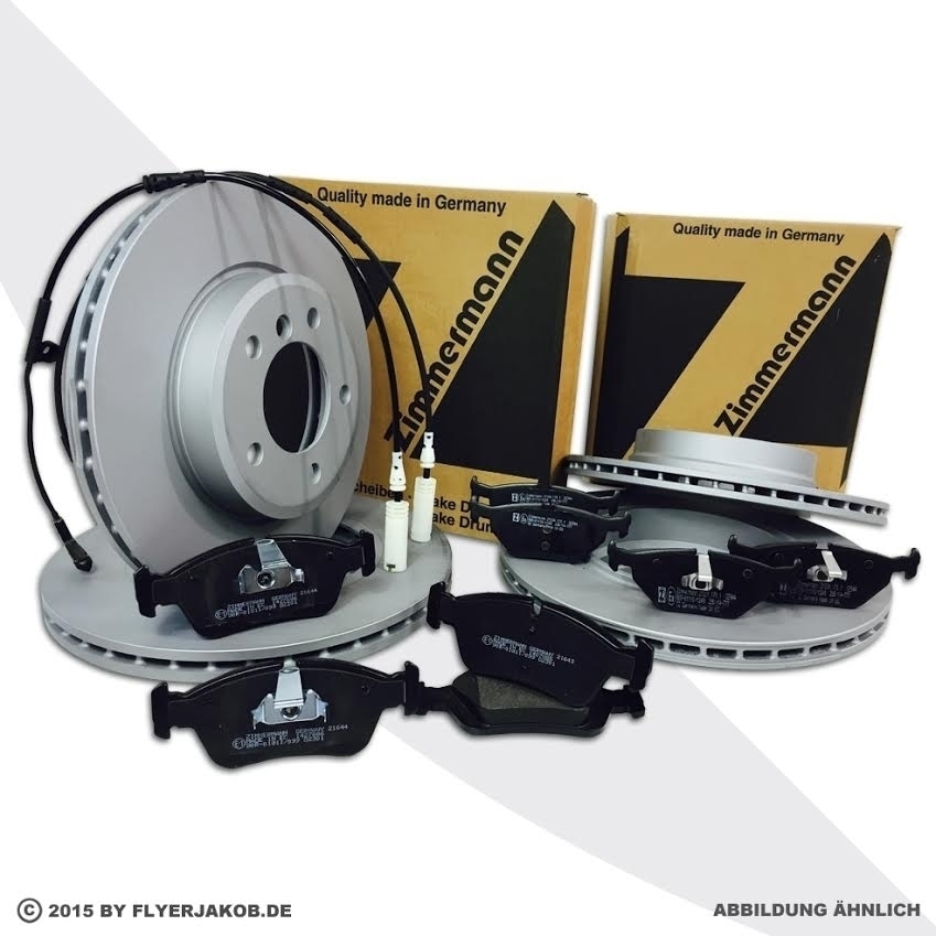 ZIMMERMANN BREMSE BREMSEN BREMSSCHEIBEN BELÄGE VORNE HINTEN BMW COMPACT E36