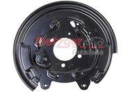 Metzger Autoteile 6117074 Bremsträgerplatte Hinterachse Rechts für Toyota