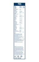 Bosch 3 397 118 202 Wischblatt Vorne für Citroën Fiat Lancia Peugeot