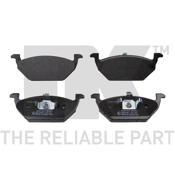 NK BREMSSCHEIBEN + BELÄGE VORNE VW POLO 6R 6C ab Bj.2009