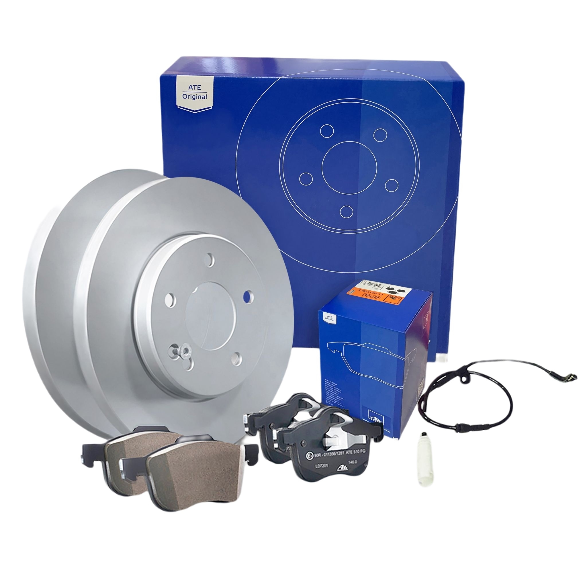 ATE BREMSSCHEIBEN BREMSE BREMSEN BREMSBELÄGE HINTEN VW SHARAN 1.9 TDI