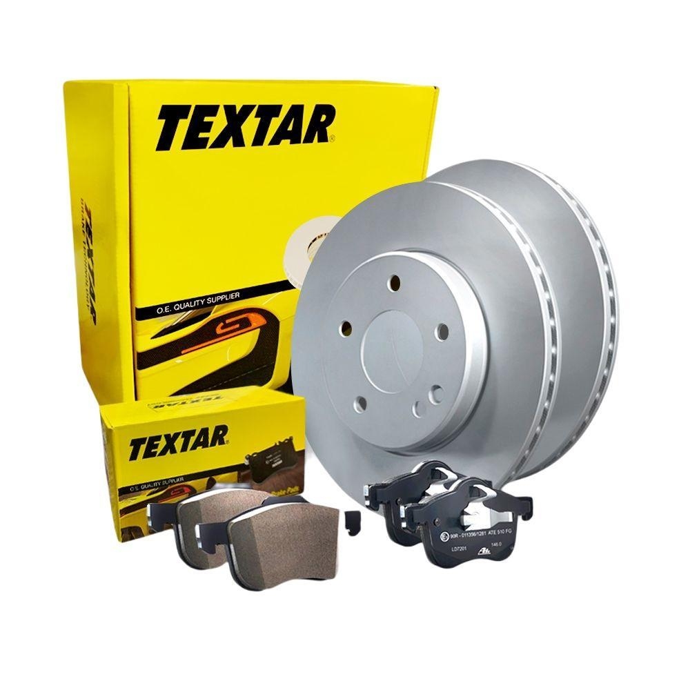 Textar BREMSSCHEIBEN 356mm + BELÄGE VORNE für AUDI A6 A7 4G C7 + A8 4H