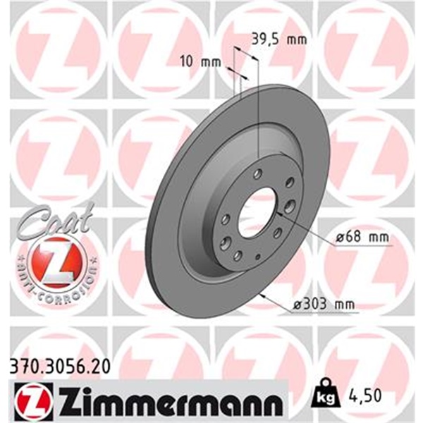 Zimmermann Bremsscheiben + Beläge vorne + hinten für MAZDA Cx-5 Ke Gh