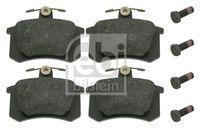 Febi Bilstein 16144 Bremsbelagsatz Scheibenbremse Hinterachse für Audi