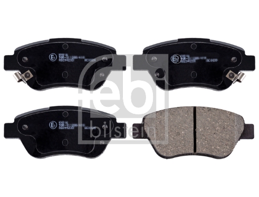 febi BREMSSCHEIBEN 257mm + BELÄGE VORNE passend für OPEL ADAM + CORSA D