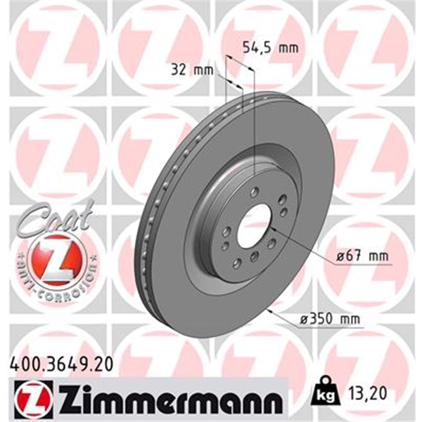 Zimmermann Bremsen Kit Bremsscheiben + Bremsbeläge für MERCEDES M-Klasse W164