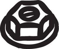 Bosal 258-047 Mutter Abgaskrümmer für Daihatsu Fiat Ford Honda Isuzu Mazda Opel