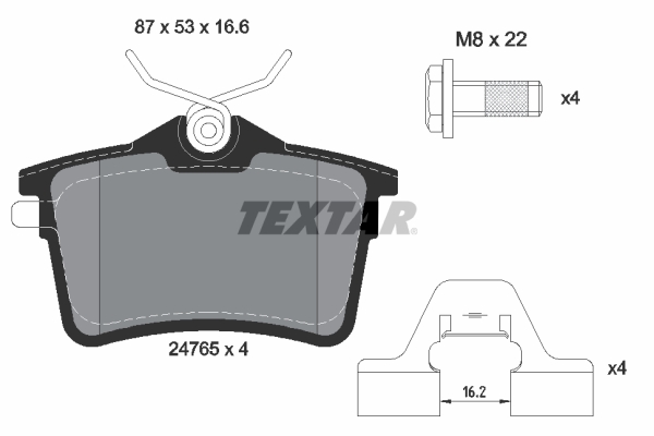 Textar Bremsen Bremsscheiben Beläge vorne + hinten CITROËN PEUGEOT