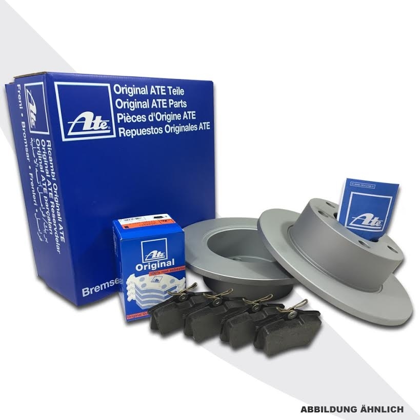 ATE BREMSSCHEIBEN BREMSE BREMSEN BREMSBELÄGE HINTEN BMW E46