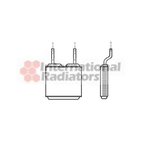 Van Wezel 37006197 Wärmetauscher Innenraumheizung für Opel