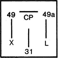 Hella 4AZ 003 787-051 Blinkgeber für Audi VW Steinbock