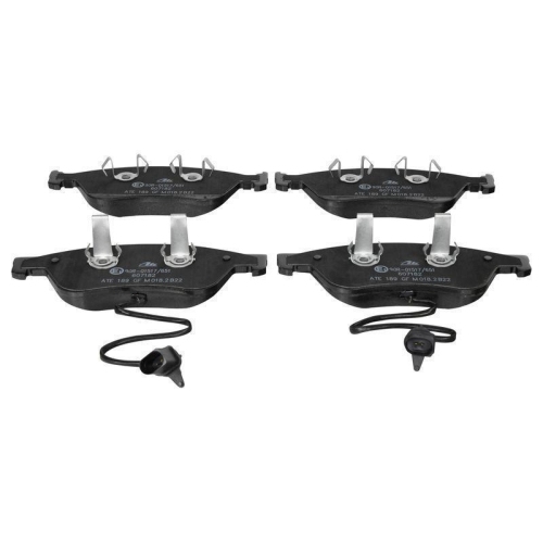 Ate 13.0460-7182.2 Bremsbelagsatz Scheibenbremse Vorderachse für Vag