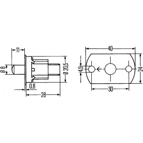 Hella 6ZF 003 549-001 Schalter Türkontakt für Aebi Audi Auwärter Daf Ford Man VW
