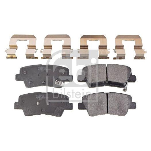Febi Bilstein 116294 Bremsbelagsatz Scheibenbremse Hinterachse für Hyundai